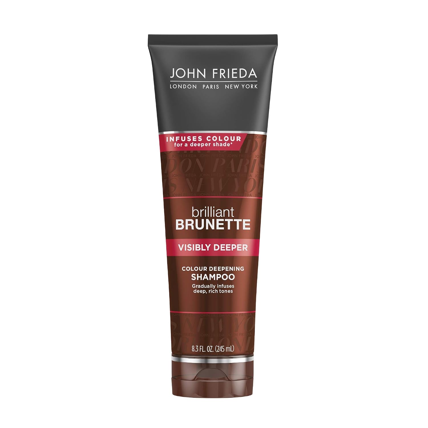 Amazon.com: John Frieda Brilliant Brunette Visibly Deeper Color Deepening  Shampoo, 8.3 Ounce, with Evening Primrose Oil, Infused with Cocoa: Beauty